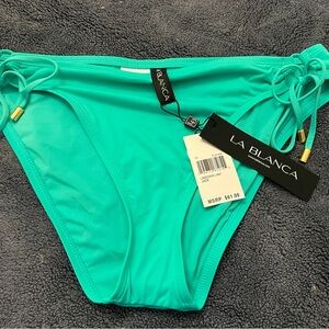 La Blanca Jade Bikini Bottom sz 10